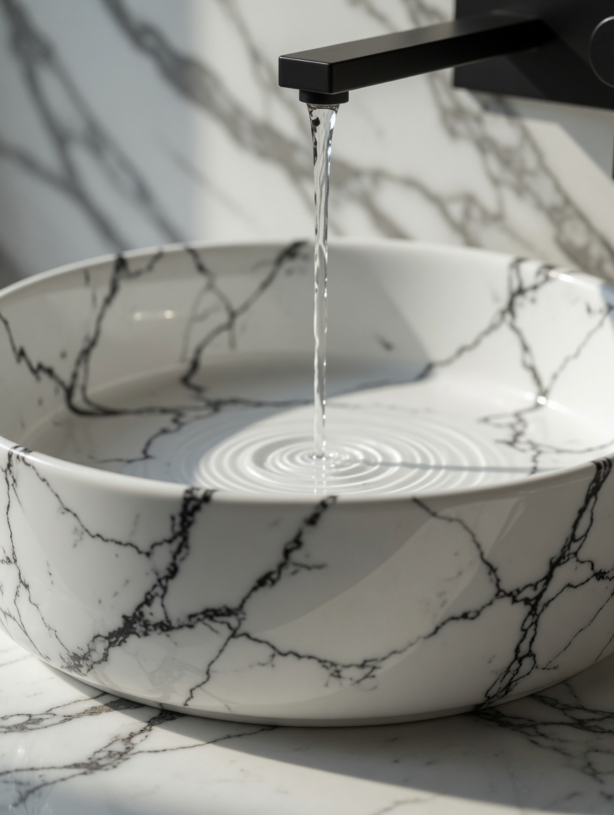 Vasque "Grey Marble"