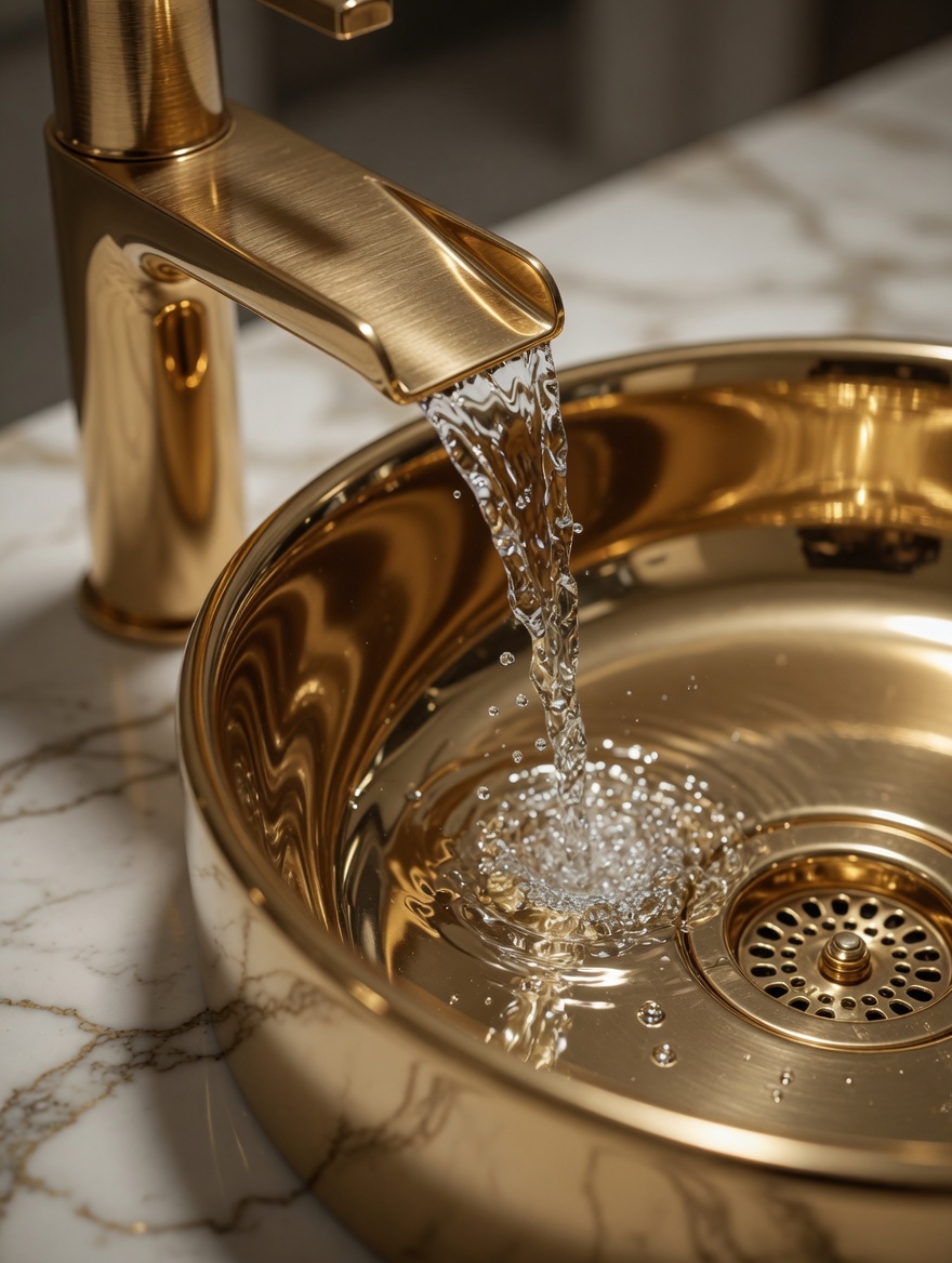 Vasque "Eclat d'Or"