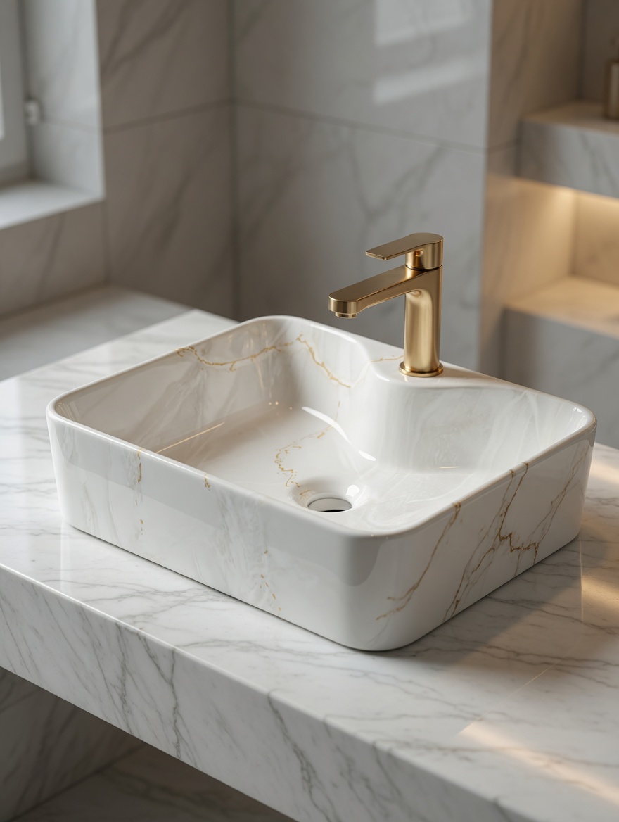 Vasque "Cream Marble"